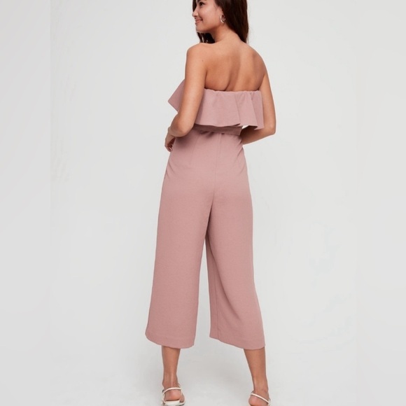 Aritzia Babaton Flutter Jumpsuit in Mauve - Picture 14 of 15